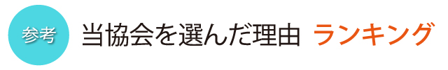 参考　当教会を選んだ理由ランキング